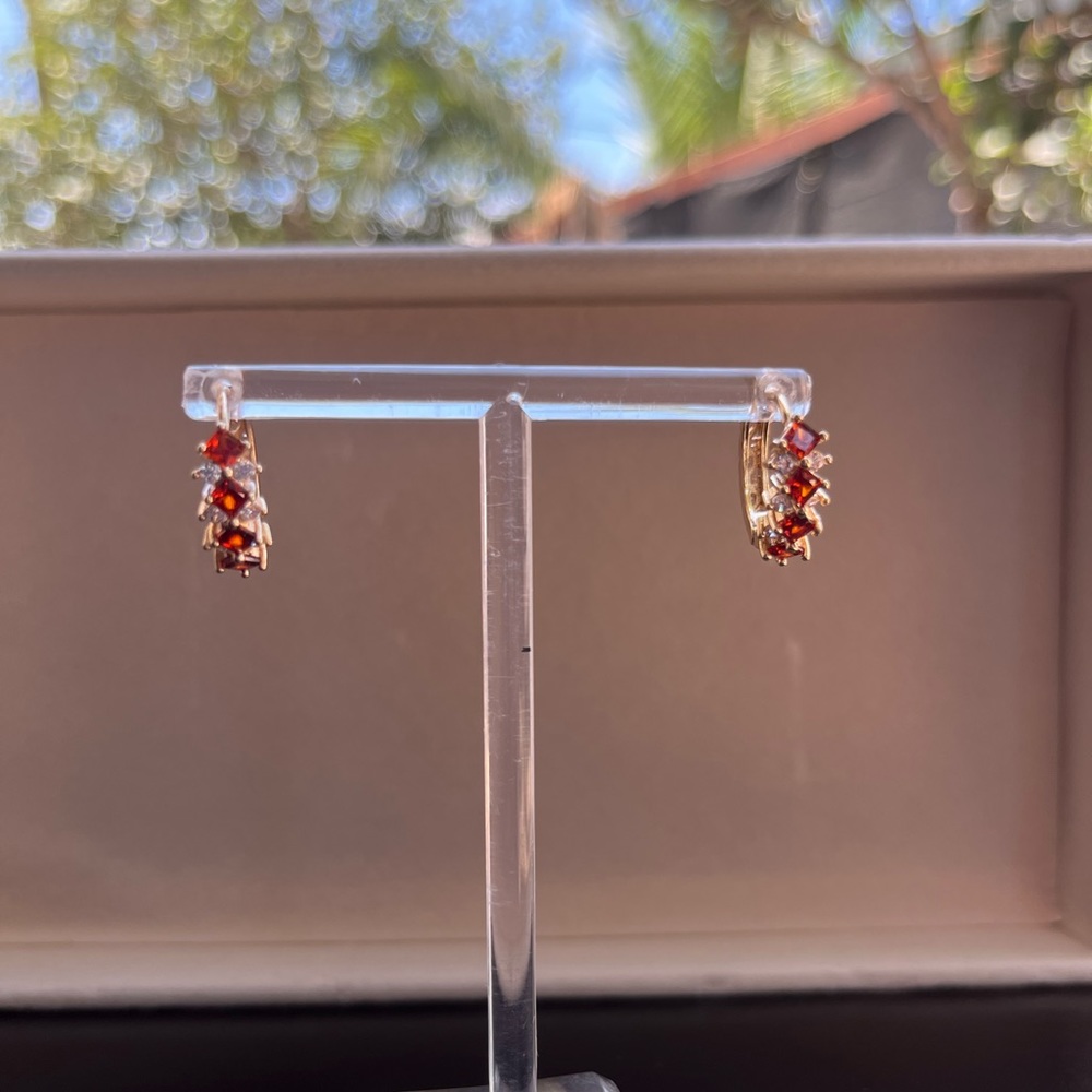 18k gold filled huggies